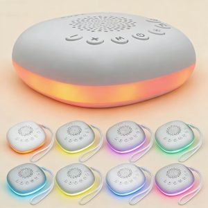 DFYER56 Volume Adjustable White Noise Machine Timed Shutdown Portable Soothing Sounds Machine Safety 2-in-1 Sleep Sound Box For Babies
