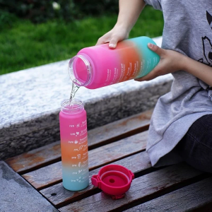 BOTOL MINUM 3IN1 BERANAK VIRAL/ BOTOL DOFF FREE STICKER DAN SEDOTAN