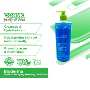 Bioderma [EXP: 05/2026] Sebium Purifying Foaming Gel 500ml [Paraben-free]