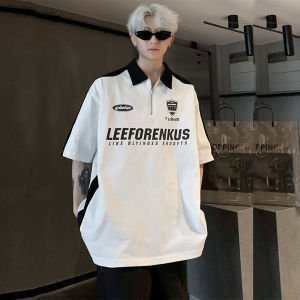 Oversize Polo Shirt Underrated hitam & putih Kaos Polo Pria Vintage Short Rugby Polo Shirt Kaos Oversize Pria Oversize Rugby t T-shirt Oversize Rugby Lengan Pendek kaos kekinian t shirt pria atasan hitam KAOS STREETWEAR korean style fashion