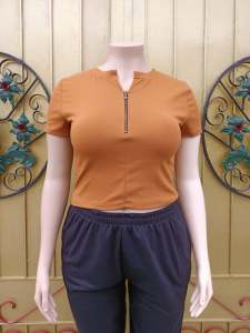 YSMRD OL SHOPE PLUS SIZE [AKESHA] WITH ZIPPER TOP