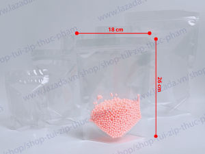 Túi Zip trong suốt đáy đứng - Túi đựng thực phẩm - Túi đựng trà chanh - Túi đựng bánh kẹo - Túi zipper ziplock