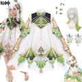 Genshin Impact Nahida Costume Grass God Nahida Buer Cosplay Dress Uniform Sets Lovely Girl Lolita Dress Anime Game Character Fancy Costume. 