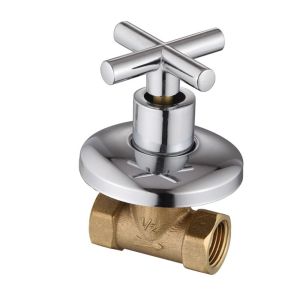 ANAMA Brass Shower Stop Valve Open Quickly 1/2" 3/4" Solar Switch Water Valve Creative Quarter Turned /Full Turned Water Pipe Accessor Plumbing Fitting