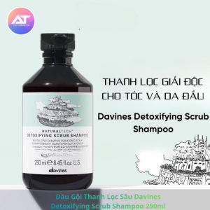 Dầu Gội Davines Detoxifying Giúp Thanh Lọc Và Sạch Sâu Dành Mọi Loại Tóc 250ml/1000ml