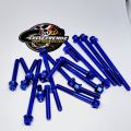 HENG BOLTS POPULAR ORIGINAL REAL TITANIUM ( LASER PRINT) 6 MM BLUE BOLTS (SOLD PER PIECE). 
