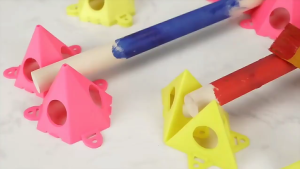 Gói của 10 Mini Cone sơn đứng có thể điều chỉnh bức tranh đứng có thể gập lại sơn chủ ABS là viết tắt của vải & cửa risers