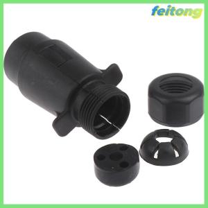 【feitong】🚕🚕【HOT SALE】 12V 7 Way Round Standard European Car Plug Connector 7 Pin Socket Plugs Trailers