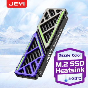 Jeyi dazzcold M.2 SSD tản nhiệt 2280 NVMe NGFF tản nhiệt bằng nhôm magiê hợp kim PC hiệu quả mát với Silicone nhiệt Pad