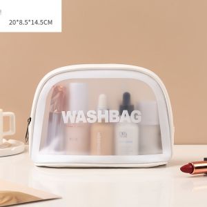 MGHL0594 Tas Kosmetik Transparant Washbag Pouch Travel Make Up Bag Organizer Dompet Kosmetik Toiletry Waterproof