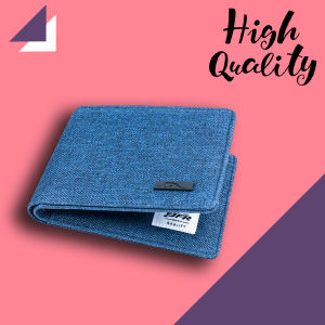 PROMO Dompet Cowok Pria Kain Kanvas Canvas Jeans Tebal Lipat Keren Distro Terbaru Premium Import
