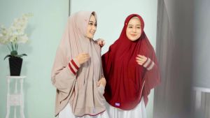 HIJAB ARRAFI 563 JILBAB LENGAN KERUDUNG KHIMAR JUMBO BERLENGAN MODEL KANGGURU TERBARU ARRAFI 563