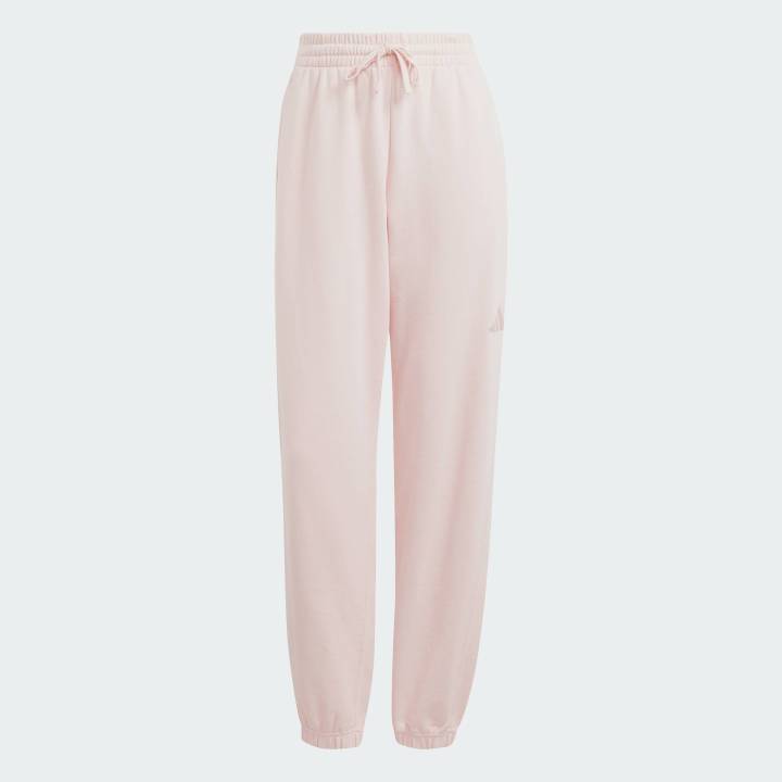 adidas Lifestyle ALL SZN French Terry Loose Pants Women Pink IY6817