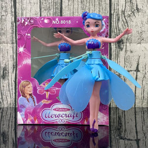 Oldlaiben Fairy Magic Flying Flying Toys Glowing Colorful Suspension Induction Aircraft Flying Fairy Toy