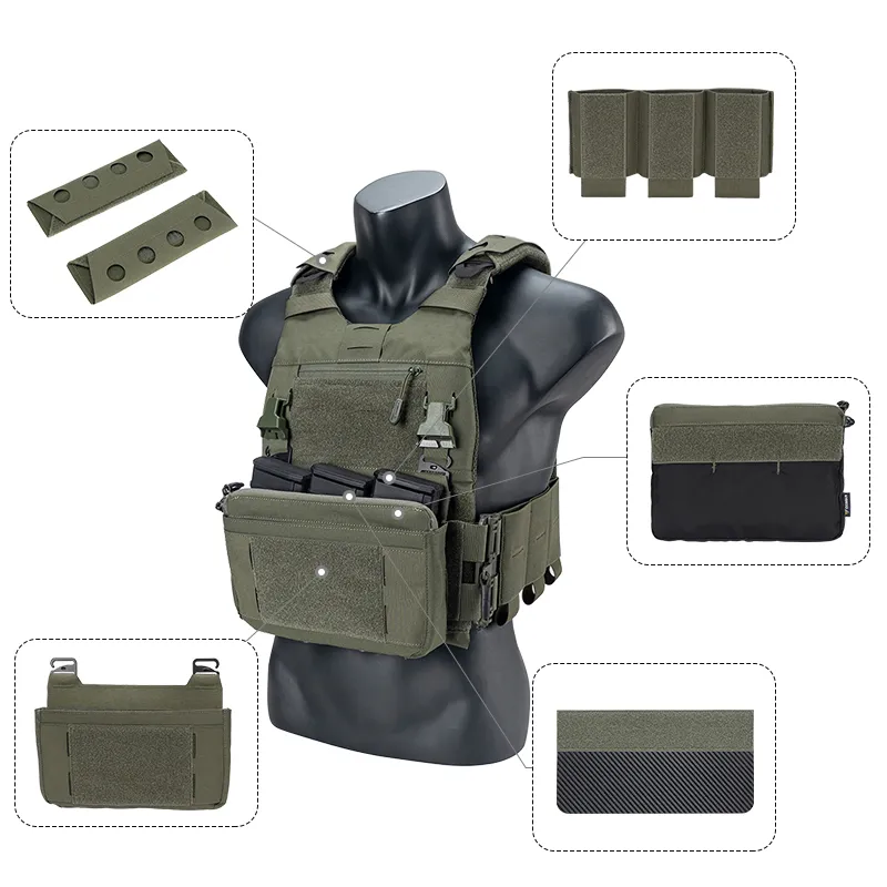 HYOD REVI TANK D30 27cm（IDOGEAR Tactical FCSK 3.0EX Plate Carrier 