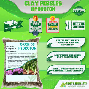 ARNETH CLAY PEBBLES HYDROTON LECA BALLS FOR HYDROPONICS ORCHIDS AND PLANTS
