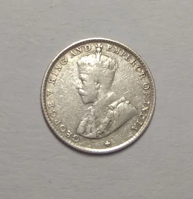 Malaya British Straits Settlements Silver Coin King George V 5 Cents Year 1917 - 1935 -Random Pick Year (Circulated Coins)