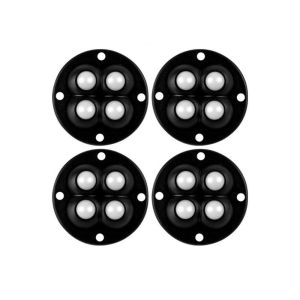15MIN Mini 4 Beads Swivel Caster Rotating Wheel Skate Cabinet Table Move Accessories Universal Wheel Furniture Caster Universal Pulley Caster Wheel