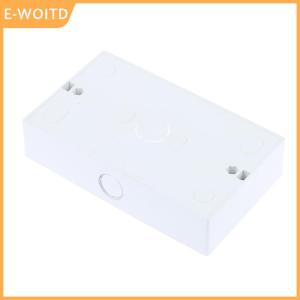 【E-WOITD】 1PCS 146x86mm Wall Switch Plastic Wall Socket Cassette Outer Wall Junction Box
