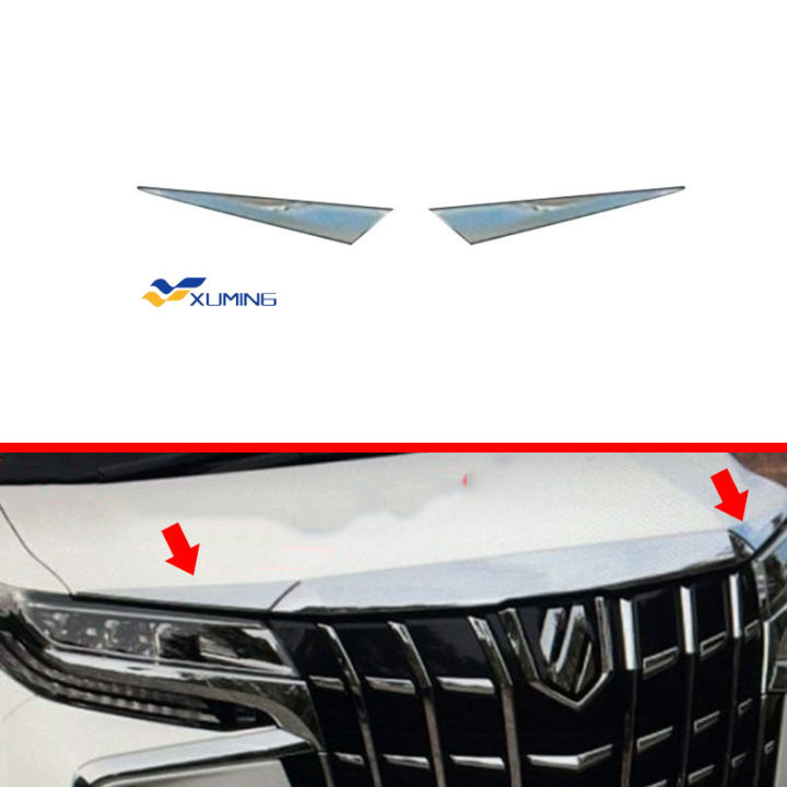 Xuming for Toyota ALPHARD/VELLFIRE 2019 2020 Headlight Trim Strip