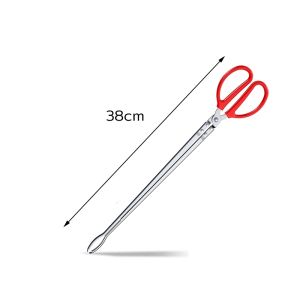 MO. Eel Clip Stainless Steel Sea Fishing Clip Multifunctional Long Handle Crab Tongs Garbage Clip