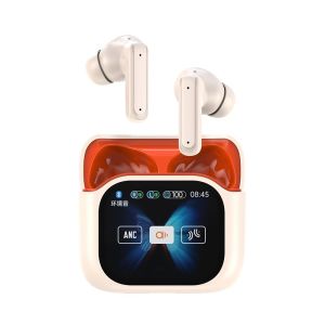 Wireless Bluetooth Earphones With Screen AI Translation For Sports Meetings Running Music Earbuds With Heavy Bass