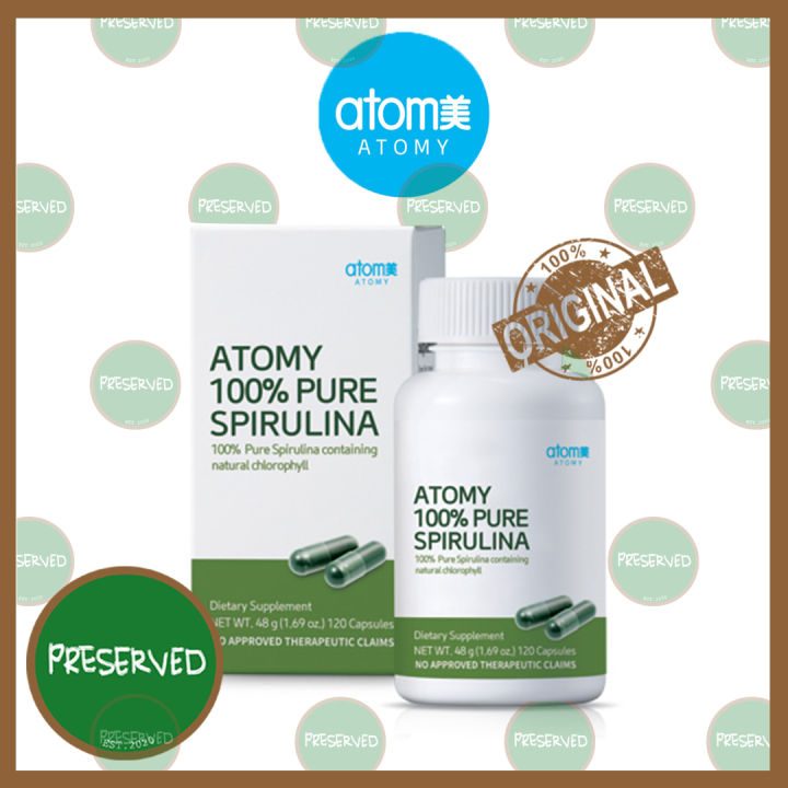 Atomy 100 PURE Spirulina (120 Capsules) Lazada PH