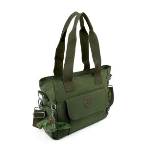 tas besar tenteng selempang tas bahu atau tas wanita 2in1 nylon/ kp 02452
