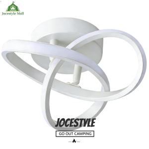 [Jocestyle Mall]Dimmable Modern Ceiling Light 9.84 Inch Ceiling Lamp for Bedroom Kitchen Living Room Study Hallway