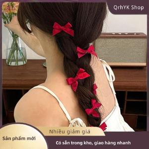 Hàng có sẵn✨ 10pcs Bowknot tóc Clip ngọt ngào Ballet Ribbon Bow kẹp tóc bang Clip cô gái Hàn Quốc Mini grabs Clip Phụ kiện tóc phụ kiện