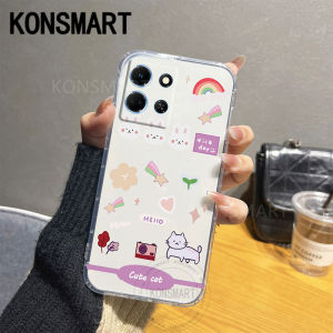 KgỐp thỏ hoạt hình trong suốt onsmart Ins Infinix zero30 5g Note 30 VIP 30pro 30i Thời trang silicon Ốp Điện thoại mềm trong suốt Infinix note30 5G 4G