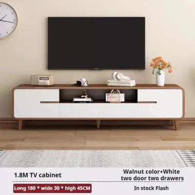 (SG) TV Console Cabinet Solid Wood TV Cabinet Media Storage Floor Standing TV Console 140/160/180/200cm