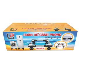 Chân máy giặt & tủ lạnh CD4860 Dễ dàng điều chỉnh kích thước từ 480mm đến 600mm .Sử dụng cho MÁY GIẶT từ 6 - 9 KG.   Sử dụng cho TỦ LẠNH từ 90 - 270 Lít. hàng cao Cấp