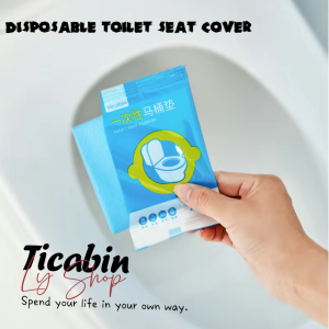 Ticabin New Premium Travel-Sized Waterproof Toilet Seat Cover for Personal Hygiene