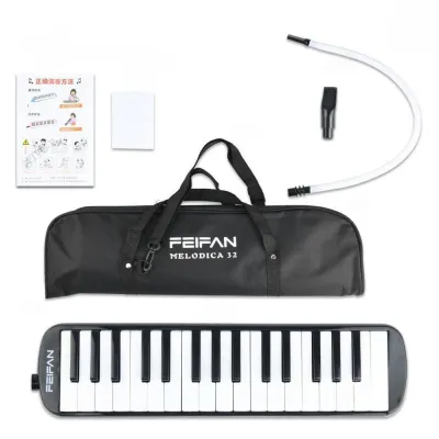 【ส่งฟรี】เมโลเดียน 32 คีย์ Melodica เสียงใส เล่นง่าย สำหรับเด็กนักเรียน เริ่มหัดดนตรี ของแท้ พร้อมกระเป๋า+อุปกรณ์ครบชุด
