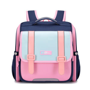 New Elementary Students Horizontal Schoolbag England Style Lightweight Kids Cute Backpack Large-capacity Waterproof School Bags