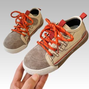 Childrens casual shoes retro four season outdoor skateboarding shoes boys girls students versatile canvas sports shoes