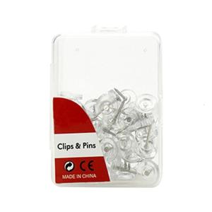 60pcs rõ ràng đầu tròn dẹt đinh rệp cho hiển thị hình ảnh lưu ý memos Poster nút chai bảng thông báo pins trang trí đinh bấm