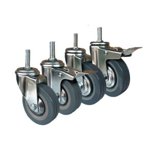 Thicken Kitchen Cabinet Rack with Wheels 304 Stainless Steel Kitchen Gas Stove Stand Rack 3/4/5 Layer Kitchen Floor Stand Rack Heavy Duty Kitchen Racks  Dish Plate Rack Big Size Warehouse Supermarket Rack Space Saver