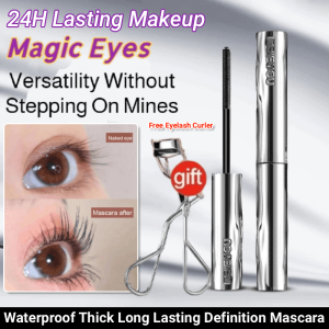 【Free Eyelash Curler】Steel Pipe Mascara Lasting Curling Waterproof Eyelash Primer Lengthening Non-smudge