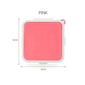Portable Silicone Microwave Sandwich Storage Box Tuppers Food Bento School Breakfast Lunch Boxes Reusable Toast Container Case