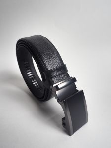 เข็มขัดออโต้ล็อค หนังวัวแท้ Autolock belt 1.2" สาย 3 แบบ Smooth Embossed Saffiano