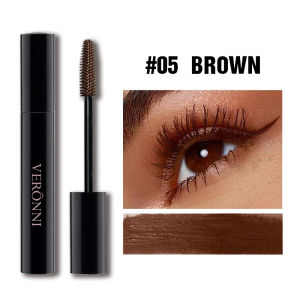VERONNI 5-Color Mascara Set - 24H Waterproof & Smudge-Proof Curl Lengthening & Voluminous with One Stroke Z-Shaped Brush for Beginners