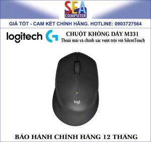 Mouse Văn Phòng Không Dây Logitech Silent M331