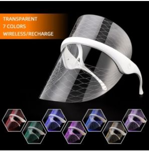 *New Wireless* 7 Colors LED Light Therapy IPL Face Mask Photon Instrument Anti-aging Anti Acne Wrinkle Removal Skin Tighten Beauty SPA Treatment
