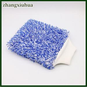 zhangxiuhua 1Pc Car Wash Microfiber Glove Wheels Wash Mitt Non-Slip Soft Easy To Cleaning Car Wheel Mitt Car Accessories