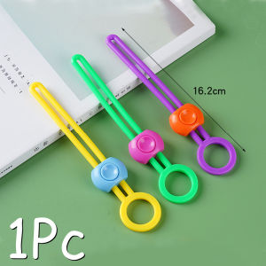 【On Sale】4Pcs สายรัดเก็บขนมปังอาหารคลิปปิดสายรัดประทับตราสีแบบปิดผนึกใช้งานได้หลากหลาย