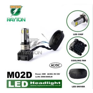 Lampu RTD 6 Sisi Lampu LED RTD Rayton MO2E MO2D Original H6 H4 35Watt Original
