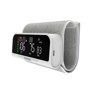 English Voice Arm Rechargeable Long Time Use Medical Blood Pressure Monitor Digitial LCD Large Screen Sphygmomanometer
