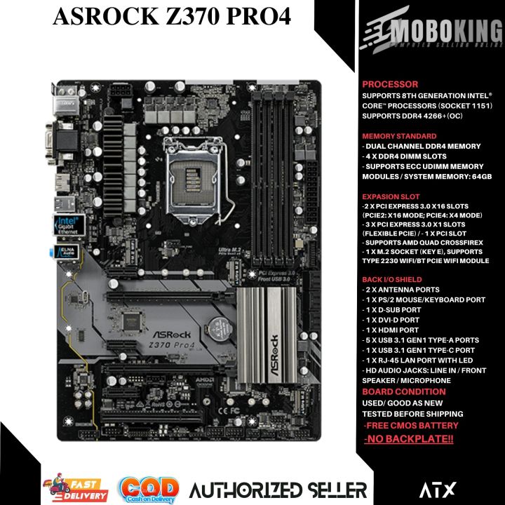 Z370 Extreme Asrock Z370 Motherboard Intel Z370 Asrock Z370 Pro4